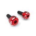DBK Special Parts (Ducabike) Contrast Cut Weighted Universal Bar Ends - Short